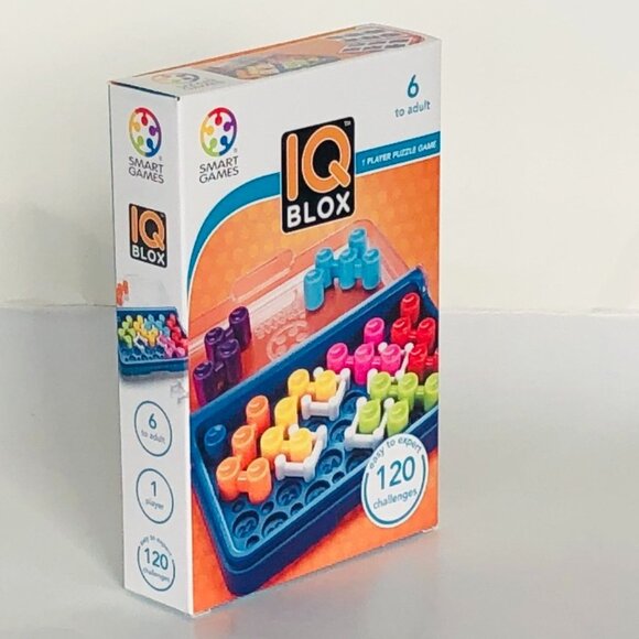 Smart Games IQ Blox - Brain Teasing Puzzle Game 120 Challenges New Sealed Age 6+ - Picture 9 of 12